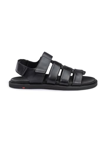 LLOYD Leder-Sandalen in Schwarz