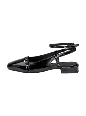 LLOYD Leder-Slingballerinas in Schwarz