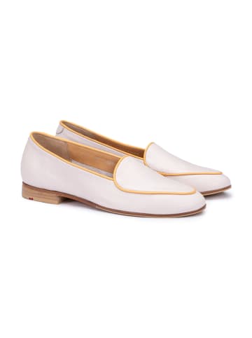 LLOYD Leder-Slipper in Rosa/ Orange
