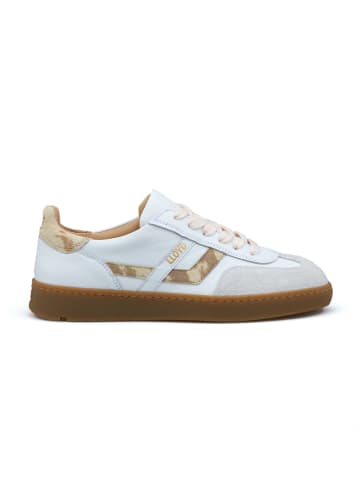 LLOYD Leder-Sneakers in Weiß/ Beige
