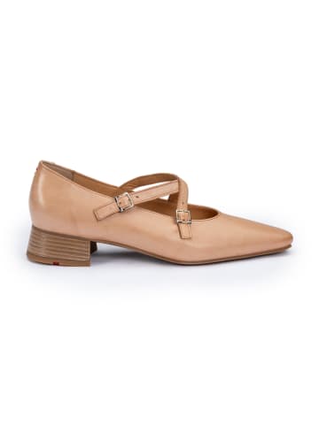 LLOYD Leder-Ballerinas in Beige