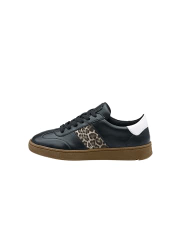 LLOYD Skórzane sneakersy w kolorze czarno-białym