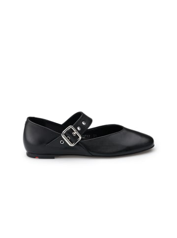 LLOYD Leder-Ballerinas in Schwarz