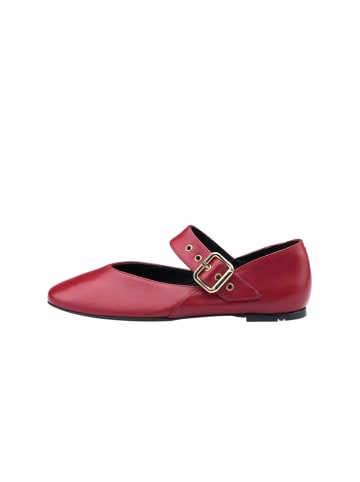 LLOYD Leder-Ballerinas in Rot