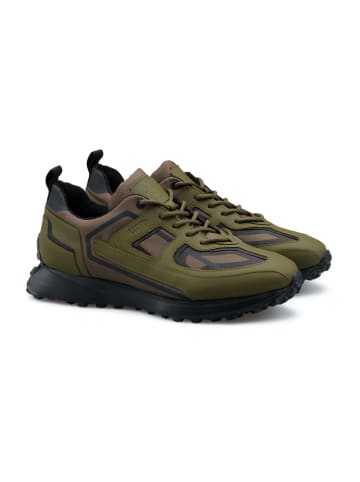 LLOYD Leren sneakers kaki