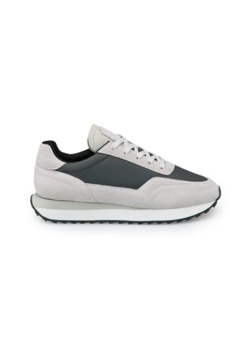 LLOYD Leder-Sneakers in Anthrazit/ Creme