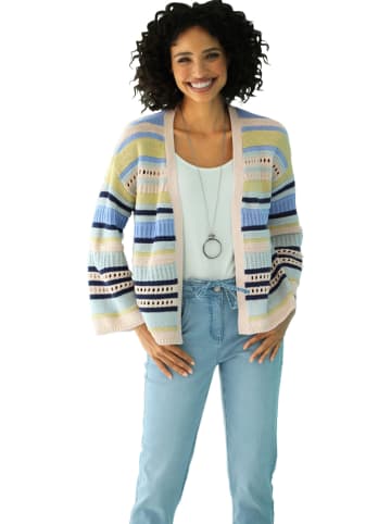Heine Vest beige/blauw
