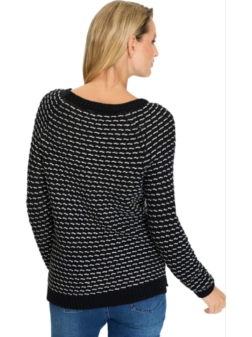 Heine Sweter w kolorze czarno-kremowym
