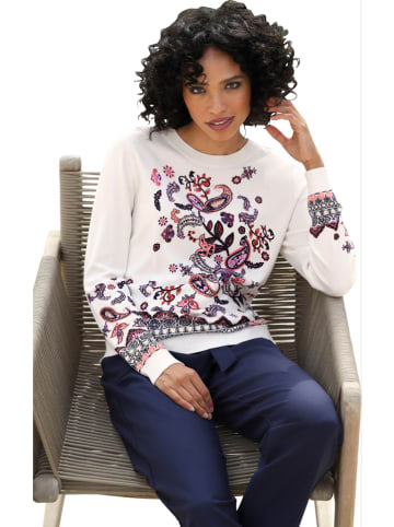 Heine Sweter w kolorze kremowym