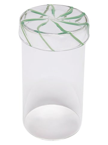 Hübsch Voorraadglas "Heir" groen - (H)20 x Ø 10 cm