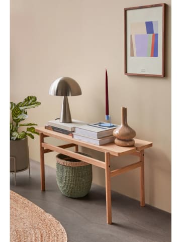 Hübsch Bank "Align" in Hellbraun - (B)85 x (H)45 x (T)38 cm