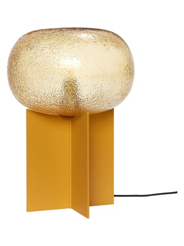 Hübsch Lampa stołowa "Podium" w kolorze żółtym - wys. 36 x Ø 25 cm