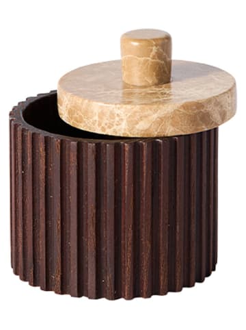 Muubs Dose "Yami" in Natur - (H)7,8 x Ø 8 cm