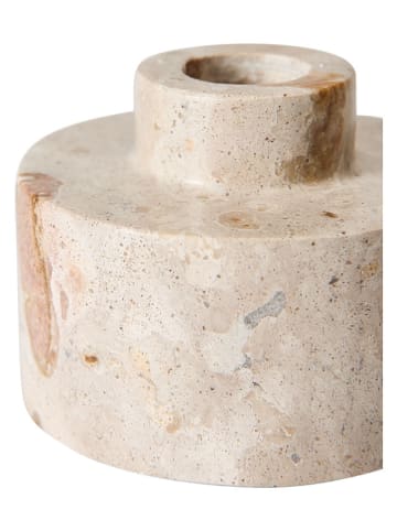 Muubs Świecznik "Vita" w kolorze białym - wys. 6 x Ø 7,5 cm