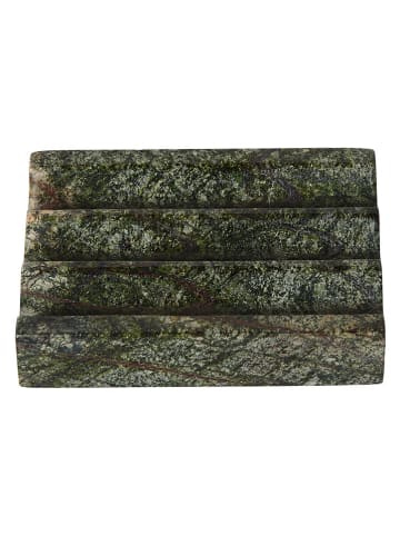 Muubs Mydelniczka "Vita" w kolorze ciemnozielonym - 12 x 2,5 x 9 cm
