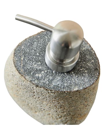 Muubs Zeepdispenser "Valley" grijs - (H)12 x Ø 11 cm