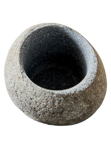 Muubs Kubek łazienkowy "Valley" w kolorze szarym - wys. 10 x Ø 10 cm