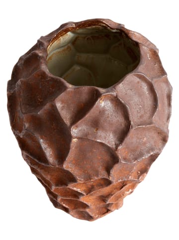 Muubs Wazon "Soil" w kolorze brązowoczerwonym - wys. 21,5 x Ø 18 cm