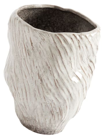 Muubs Vase "Mud" in Beige - (H)25 x Ø 16 cm
