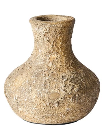 Muubs Vaas "Eris" zandkleurig - (H)19 x Ø 8 cm