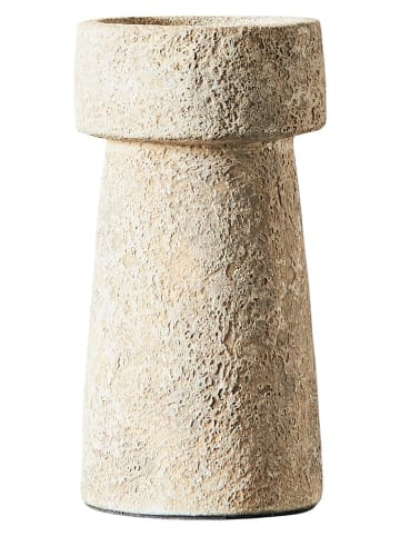 Muubs Kerzenhalter "Eris" in Sand - (H)20 x Ø 10 cm