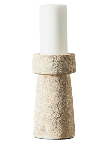 Muubs Kerzenhalter "Eris" in Sand - (H)16 x Ø 10 cm