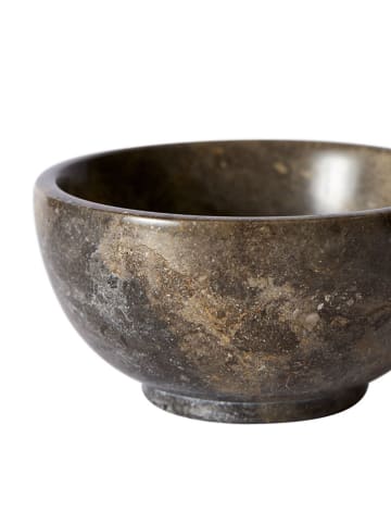 Muubs Schüssel "Dowa" in Grau/ Braun - (H)6,4 x Ø 12 cm
