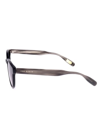 Ted Baker Męskie okulary przeciwsłoneczne w kolorze czarno-fioletowym