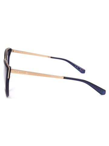 Ted Baker Damen-Sonnenbrille in Dunkelblau/ Hellblau