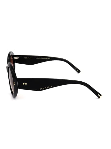 Ted Baker Damen-Sonnenbrille in Schwarz/ Hellbraun