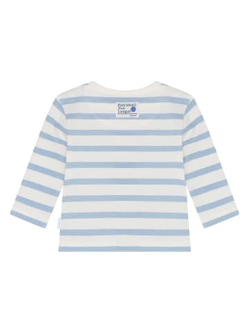 Noppies Longsleeve in Weiß/ Hellblau