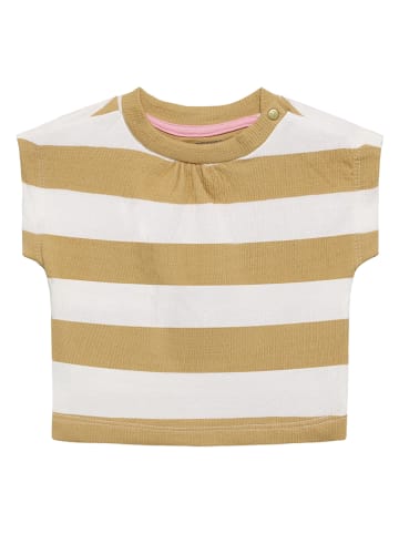 Noppies Shirt lichtbruin/wit