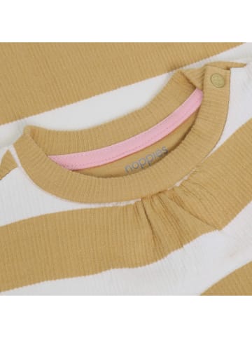 Noppies Shirt lichtbruin/wit