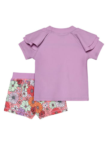 Color Kids Zestaw kąpielowy w kolorze fioletowym ze wzorem