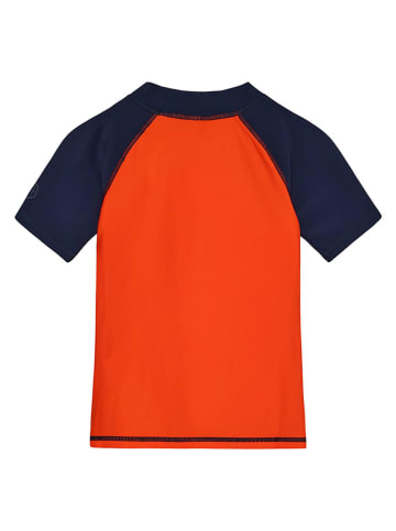 Color Kids Badeshirt in Rot/ Schwarz