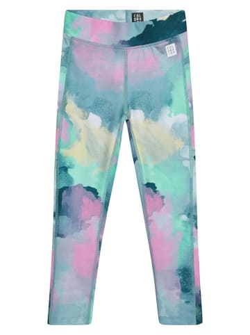 Color Kids Legginsy sportowe ze wzorem