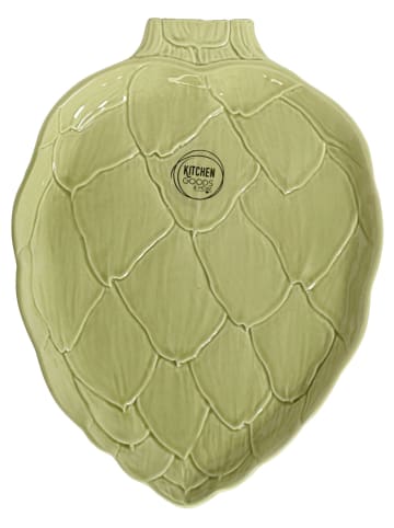 Kaeming Servierplatte in Grün - (B)23 x (H)2,5 x (T)17 cm