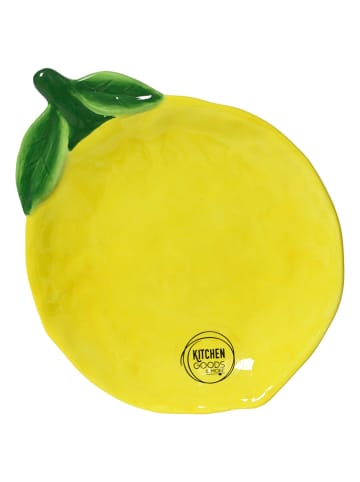 Kaeming Servierplatte in Gelb - (B)17 x (H)2 x (T)13,5 cm