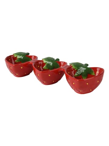 Kaeming Serveerservies ''Tapas'' rood - (B)27,5 x (H)4 x (D)9cm