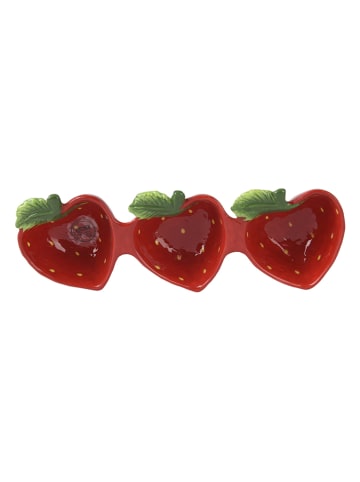 Kaeming Serveerservies ''Tapas'' rood - (B)27,5 x (H)4 x (D)9cm