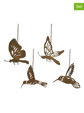 Kaeming 4er-Set: Garten-Dekohänger - (B)25 x (H)22 x (T)10 cm (Überraschung)