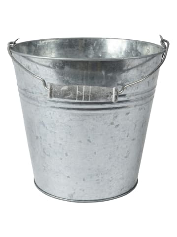 Kaeming Doniczka w kolorze srebrnym - wys. 17 x Ø 18 cm