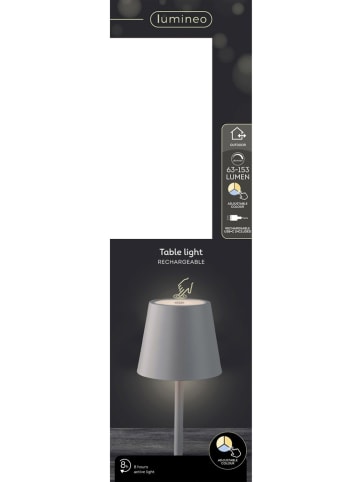Kaeming Ledtafelbuitenlamp grijs - (H)37 x Ø 11 cm