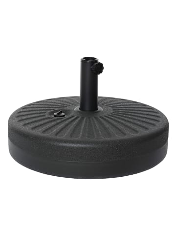 Kaeming Sonnenschirmständer-Basis in Schwarz - (H)29,5 x Ø 51 cm