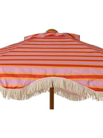 Kaeming Zonnescherm rood/lichtroze - (H)210 x Ø 180 cm