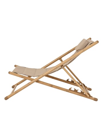 Kaeming Gartenliege ''Fredericia'' in Hellbraun/ Beige - (B)60 x (H)98 x (T)111 cm