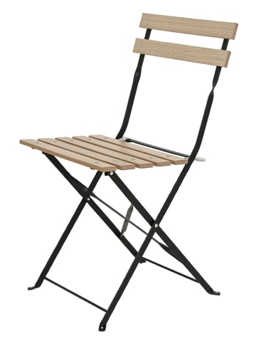 Kaeming 3tlg. Gartenmöbel-Set ''Leeds'' in Schwarz/ Beige