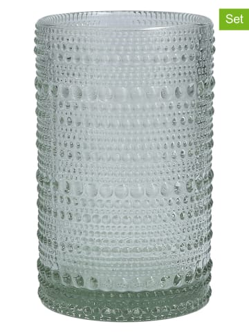 Fortessa 6-delige set: longdrinkglazen "Jupiter" groen - 350 ml