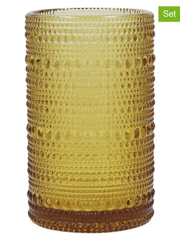 Fortessa 6er-Set: Longdrinkgläser "Jupiter" in Gelb - 350 ml
