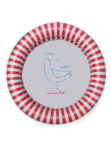 Swim Essentials Pierenbadje "Seas the Day" rood - Ø 60 cm